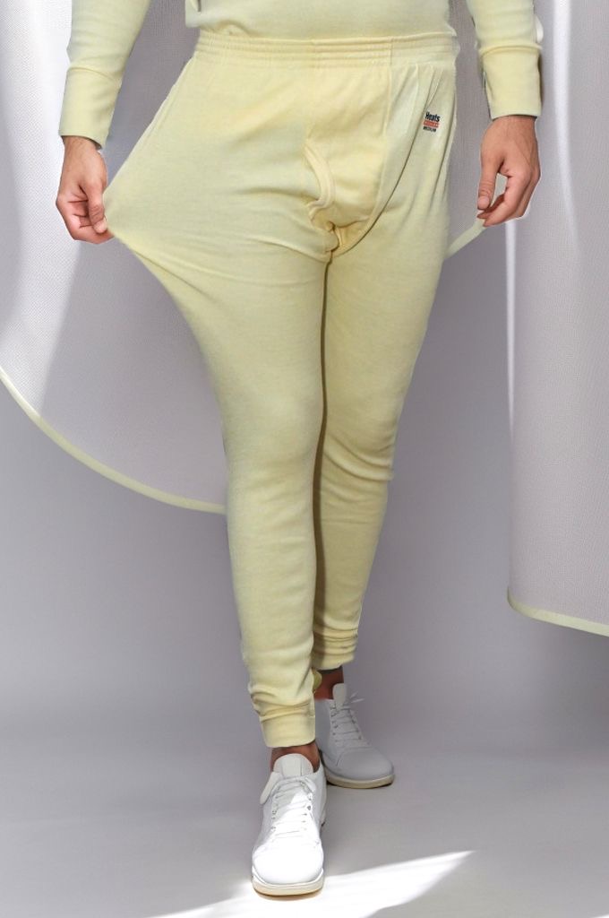 Heats Cream Woolen Thermal Suit For Mens and Womens - Image 2