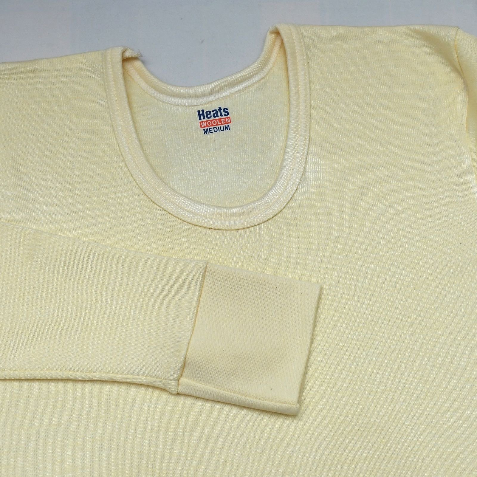 Heats Cream Woolen Thermal Suit For Mens and Womens - Image 3