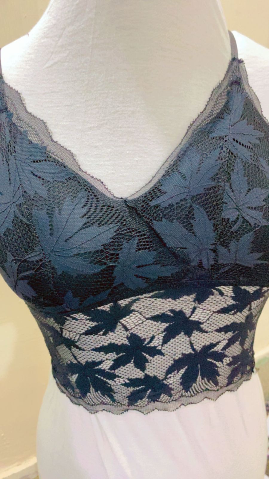 Floral Lace Bralette Crop Top