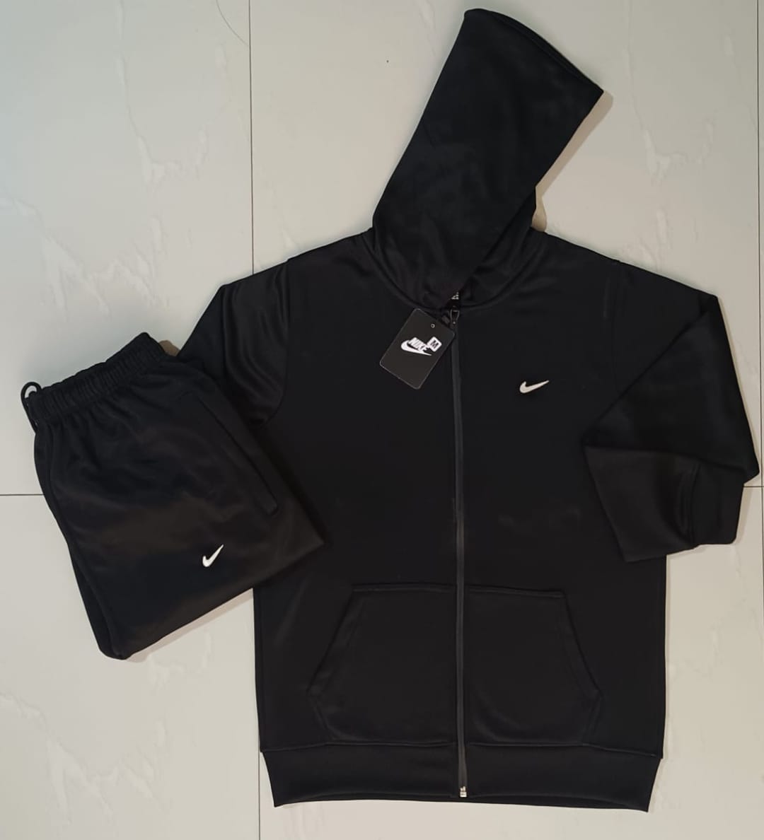 Nike Cotton Fleece Tracksuit - Image 3