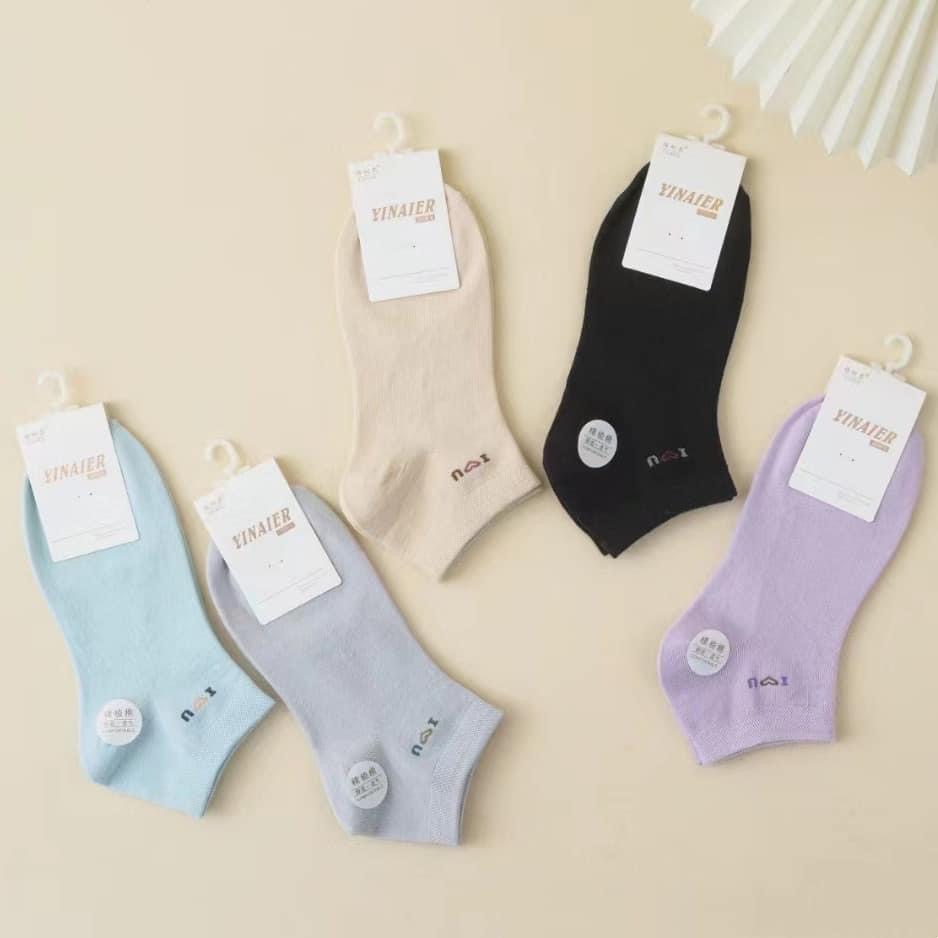Pack of 05 ladies ankle socks 100 % cotton material - Image 3