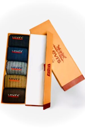 Mens Levi's crew socks 5 pair pack