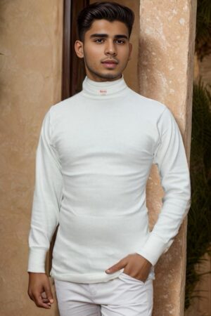Heats Hi-Neck (Uni-Sex) White